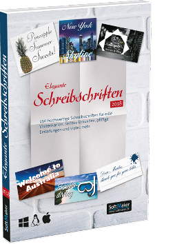 Elegante Schreibschriften